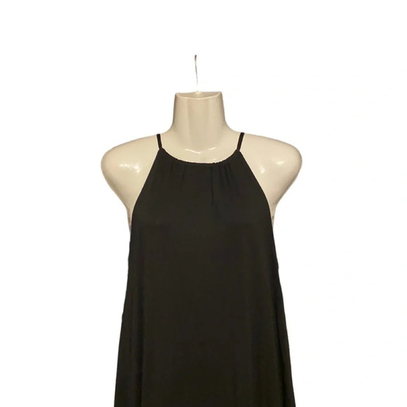 Eileen Fisher Fine Jersey Black Maxi Dress - Picture 4 of 9